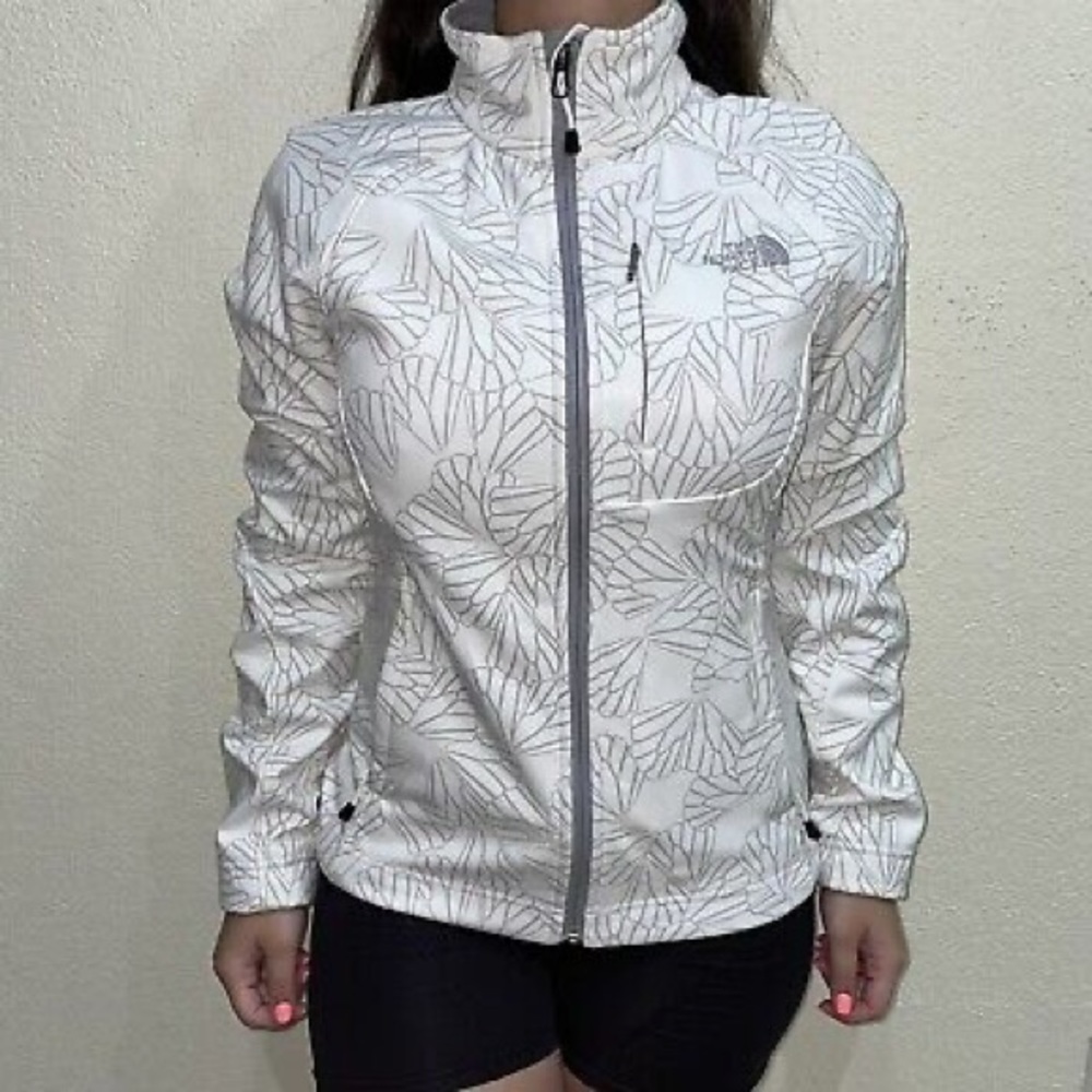 Women’s Softshell Bionic White Patterned Fleece A… - image 1